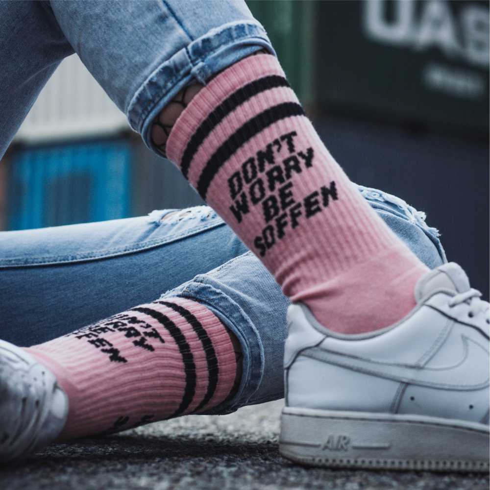 DON`T WORRY BE SOFFEN Socken - verschiedene Farben