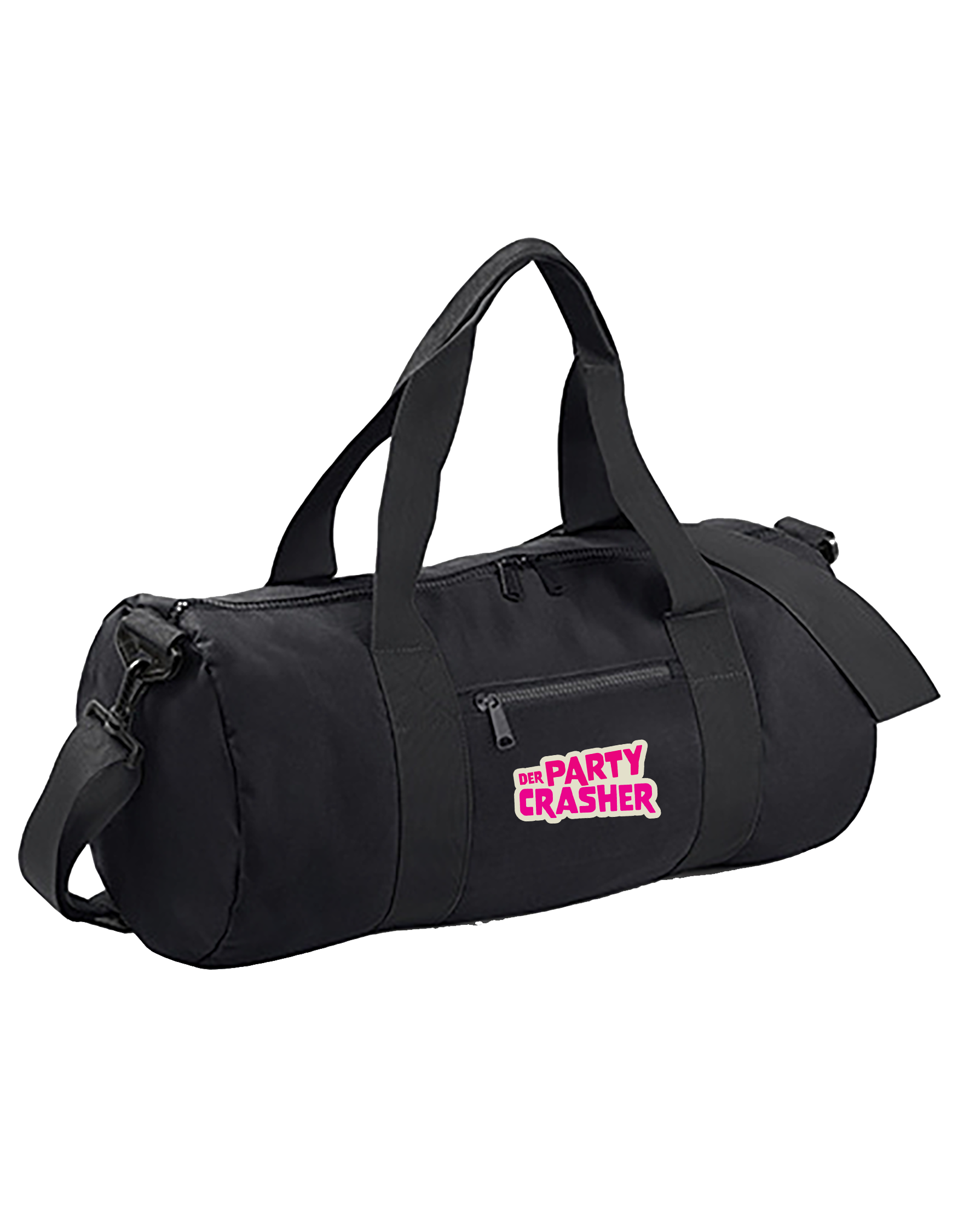 Partycrasher - Logo Sport- & Freizeit Tasche [schwarz]