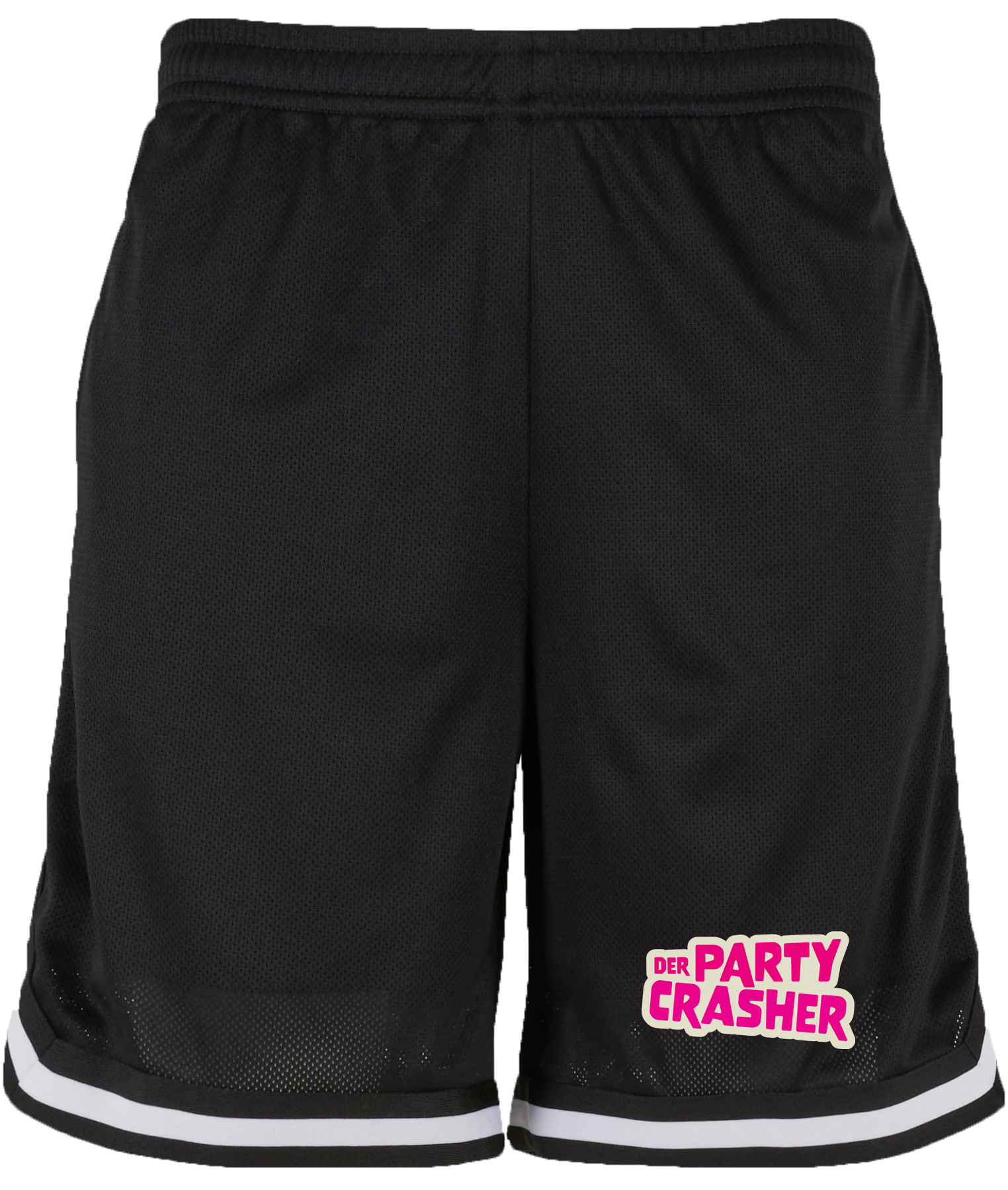 Partycrasher - Logo Mesh Short [schwarz]